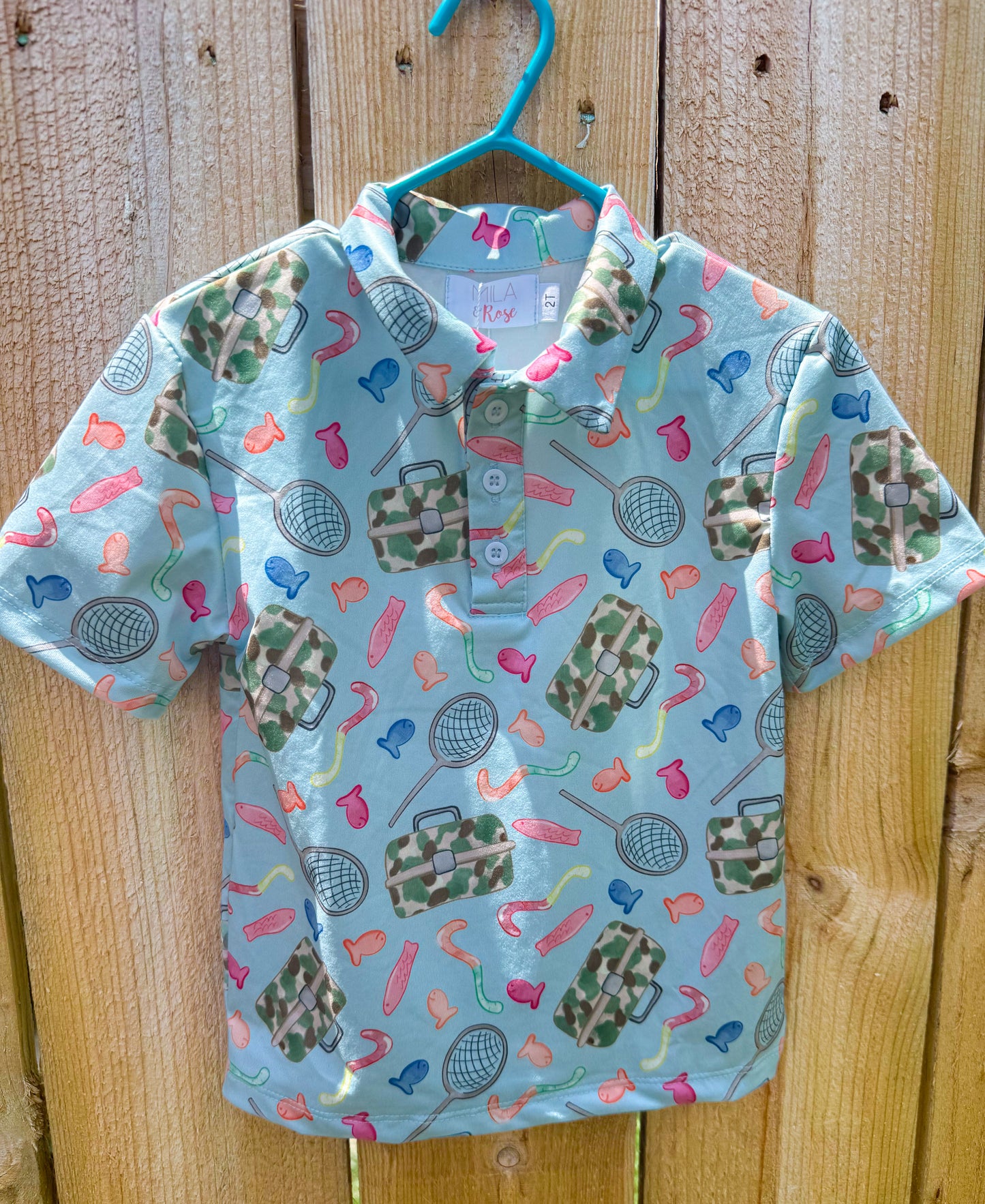 Tackle Box Snacks Boys Polo