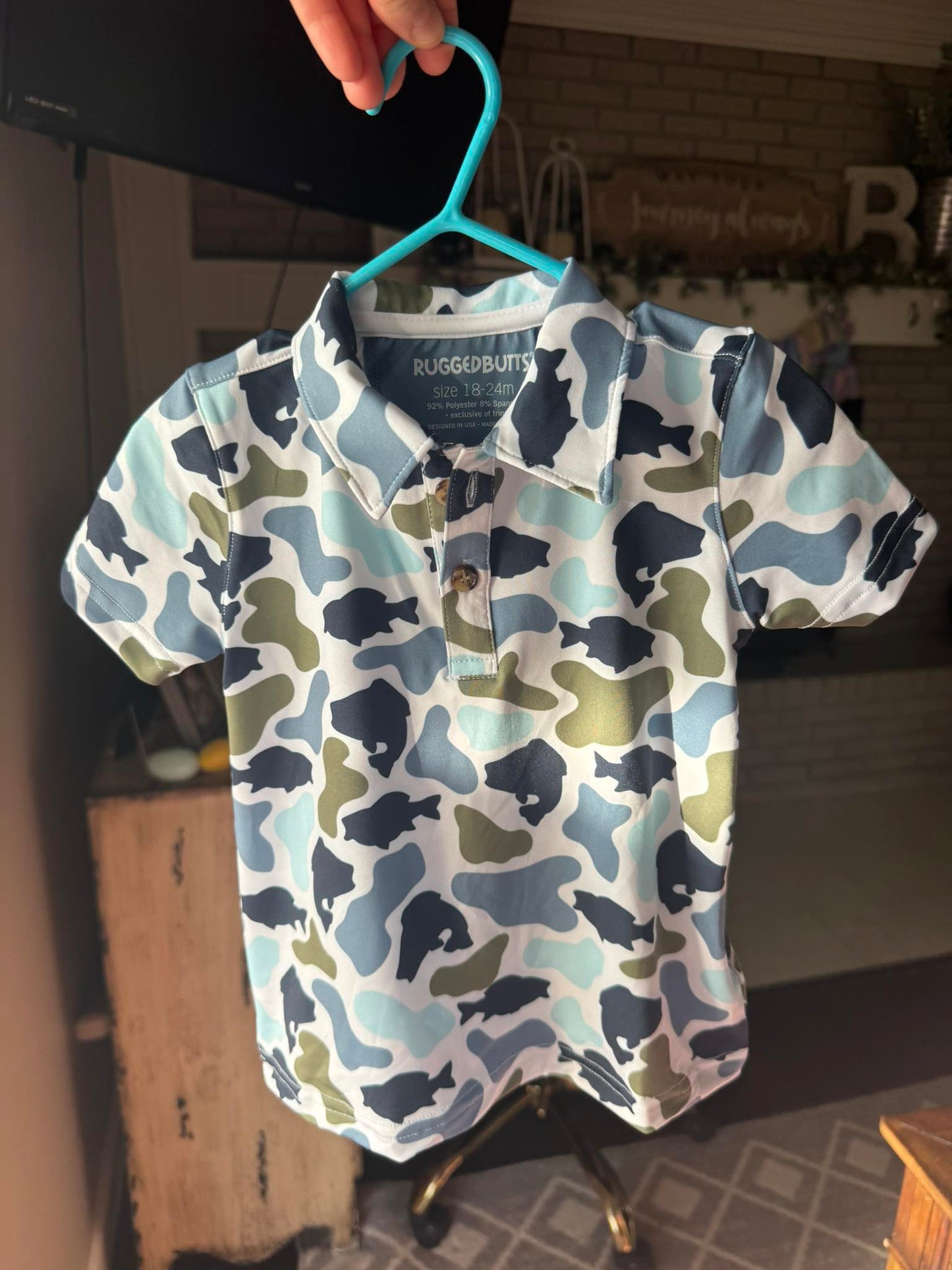 Camo Catch Boys Performance Shirt