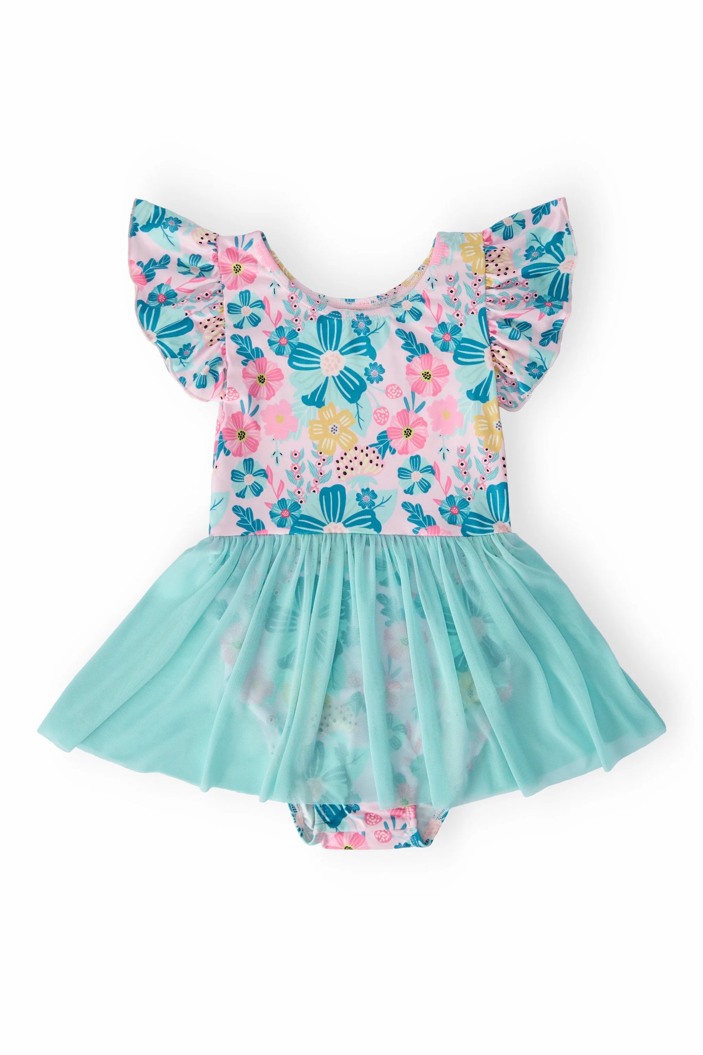 Floral Garden Skirted Leotard