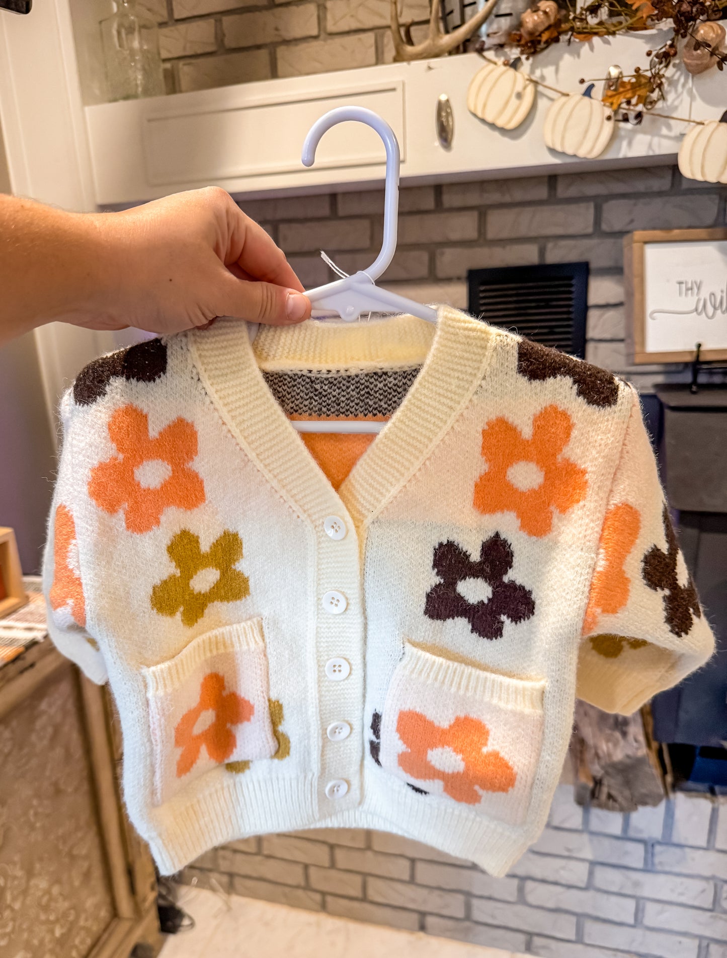 Floral Frenzy Oversized Softest Cardigan