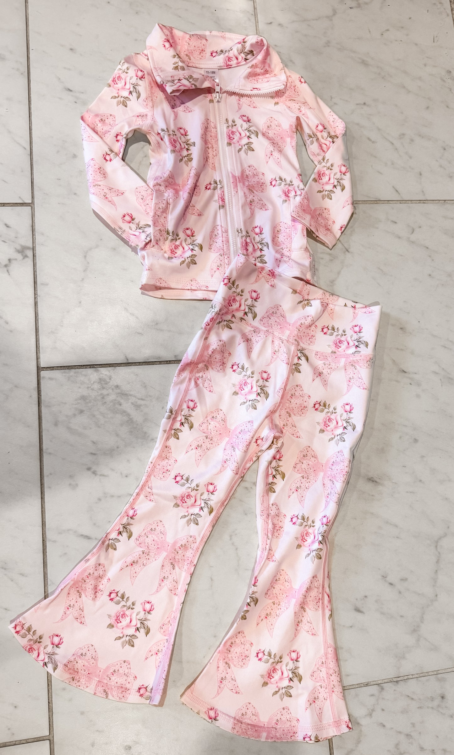 Rosey Bows Athletic Outfit