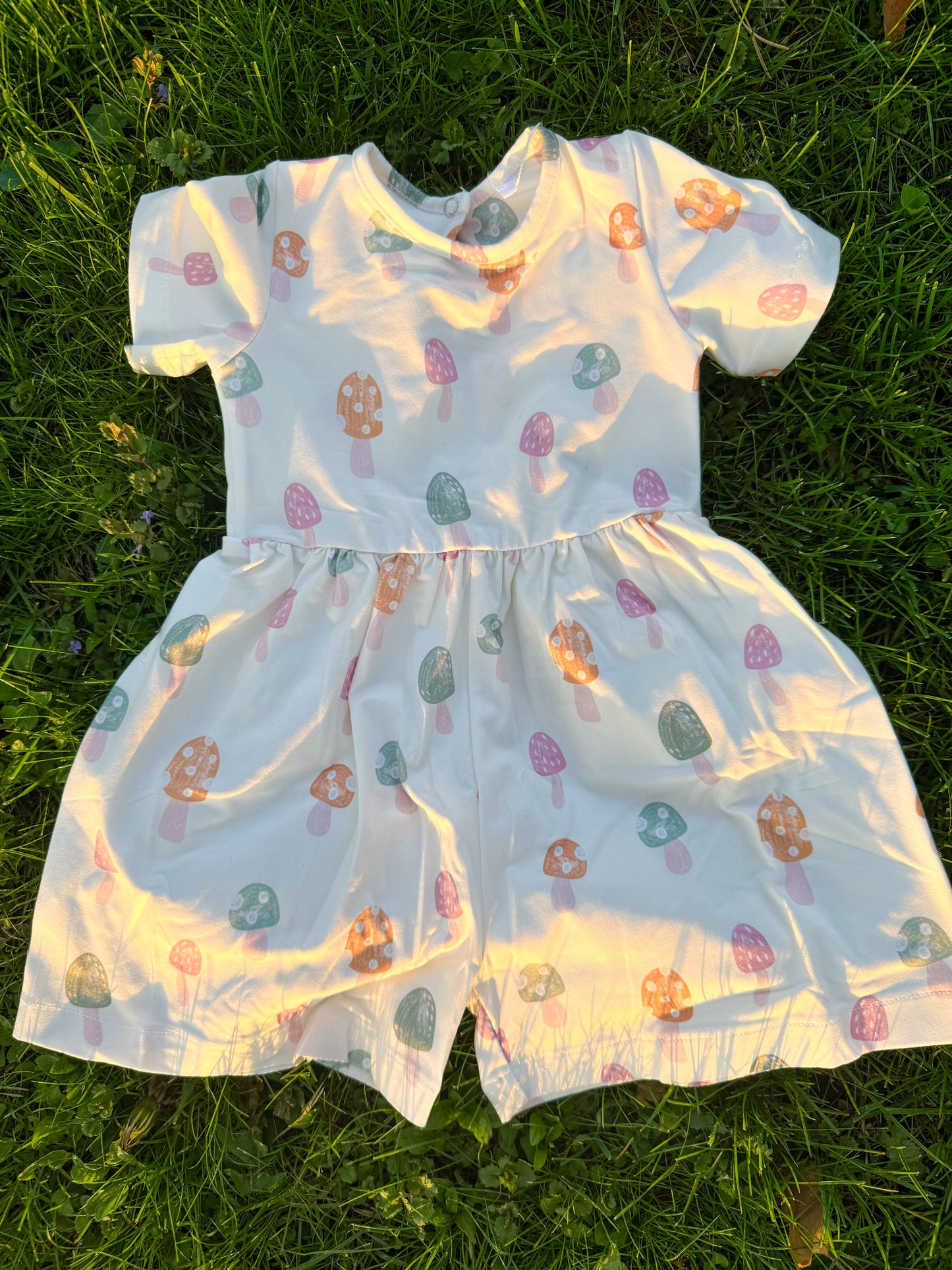 RTS Fun Fungi Shorts Romper