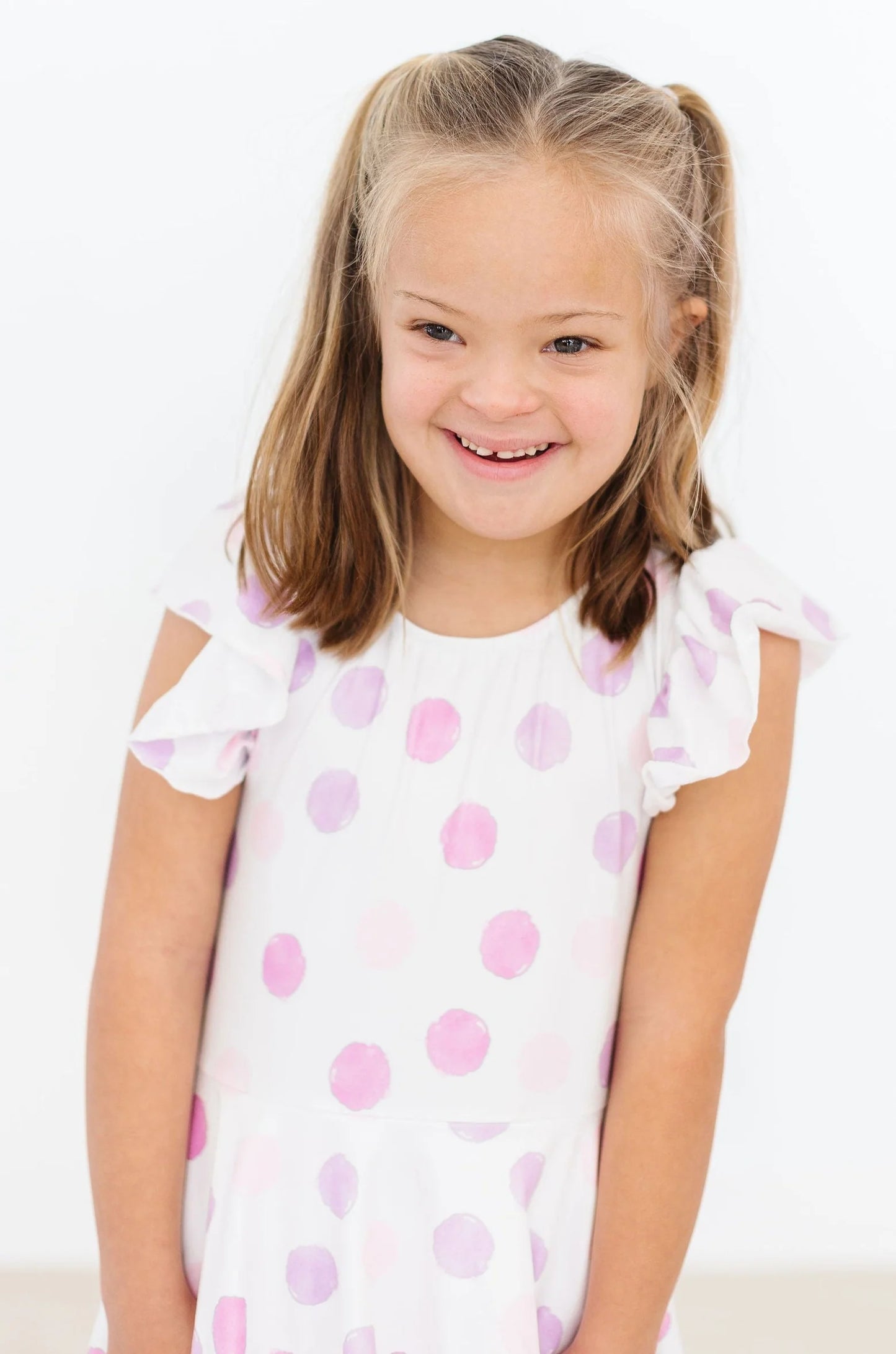 Pastel Polka Skirted Leotard