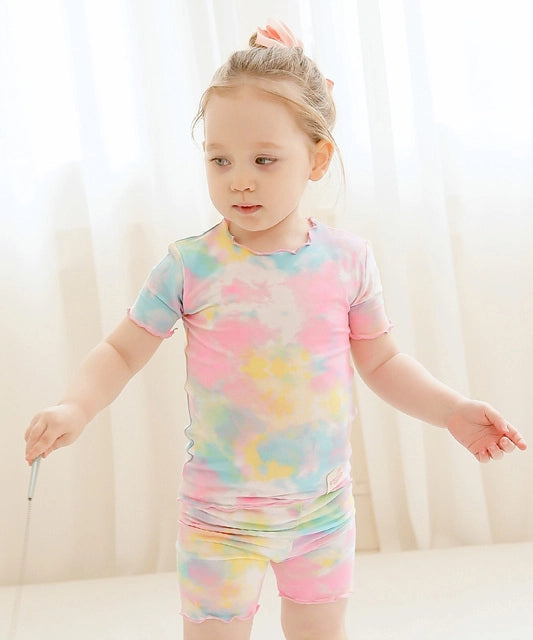 Tie Dye Bamboo Shorts Pajamas