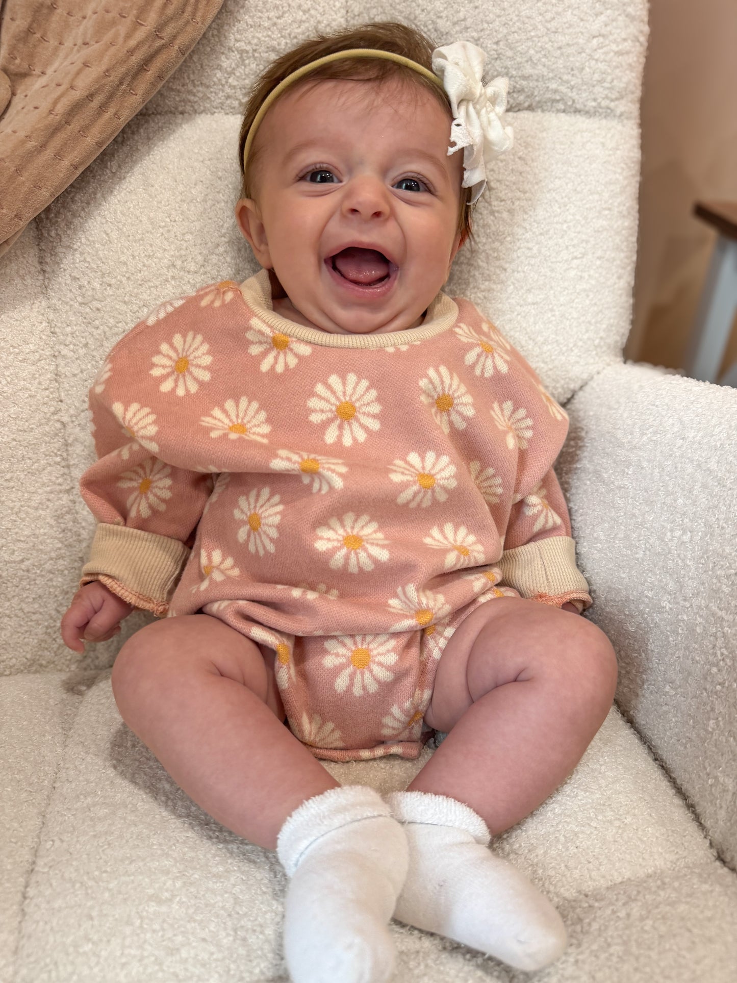 Softest Floral Infant Bubble Romper