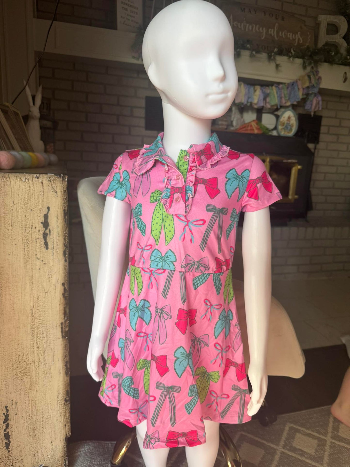 Twirls & Ties Polo Dress
