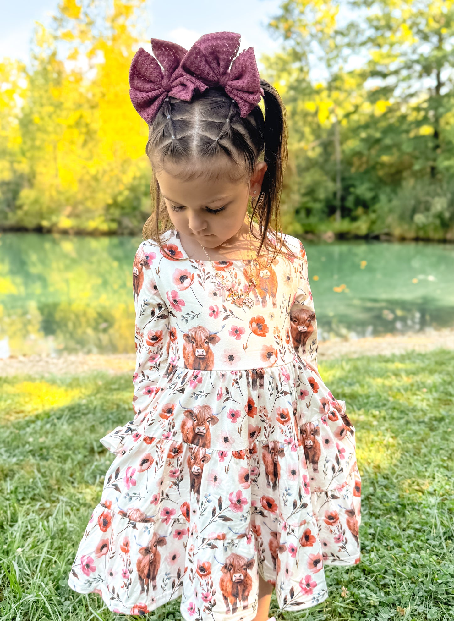 Highland Cutie Tiered Dress