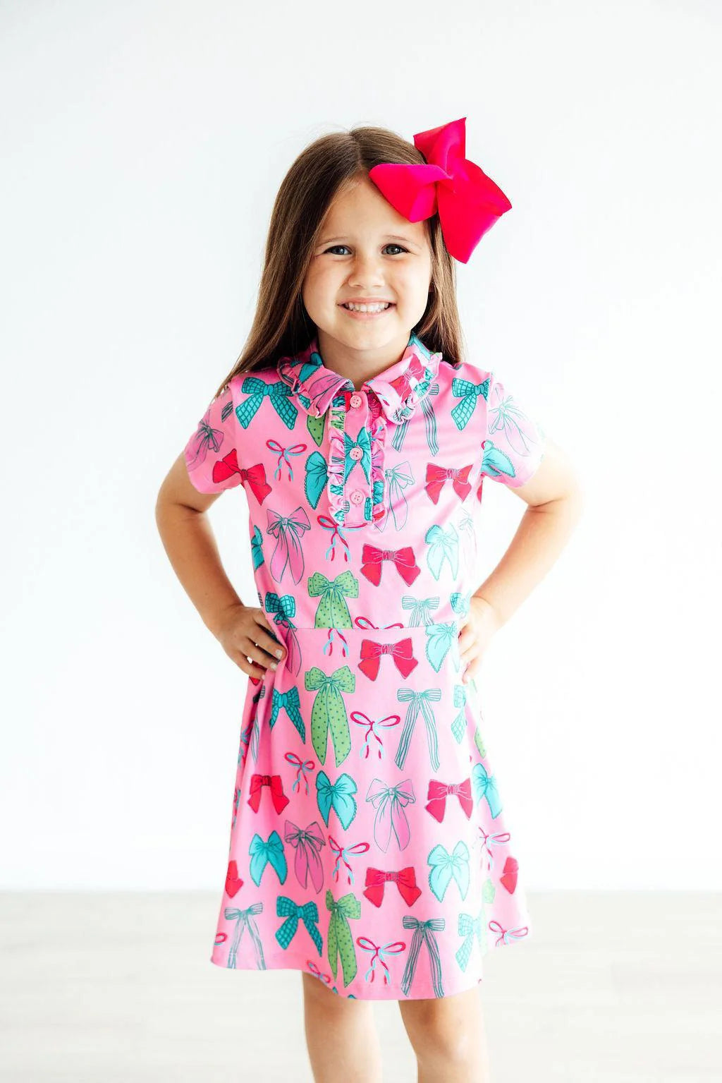 Twirls & Ties Polo Dress