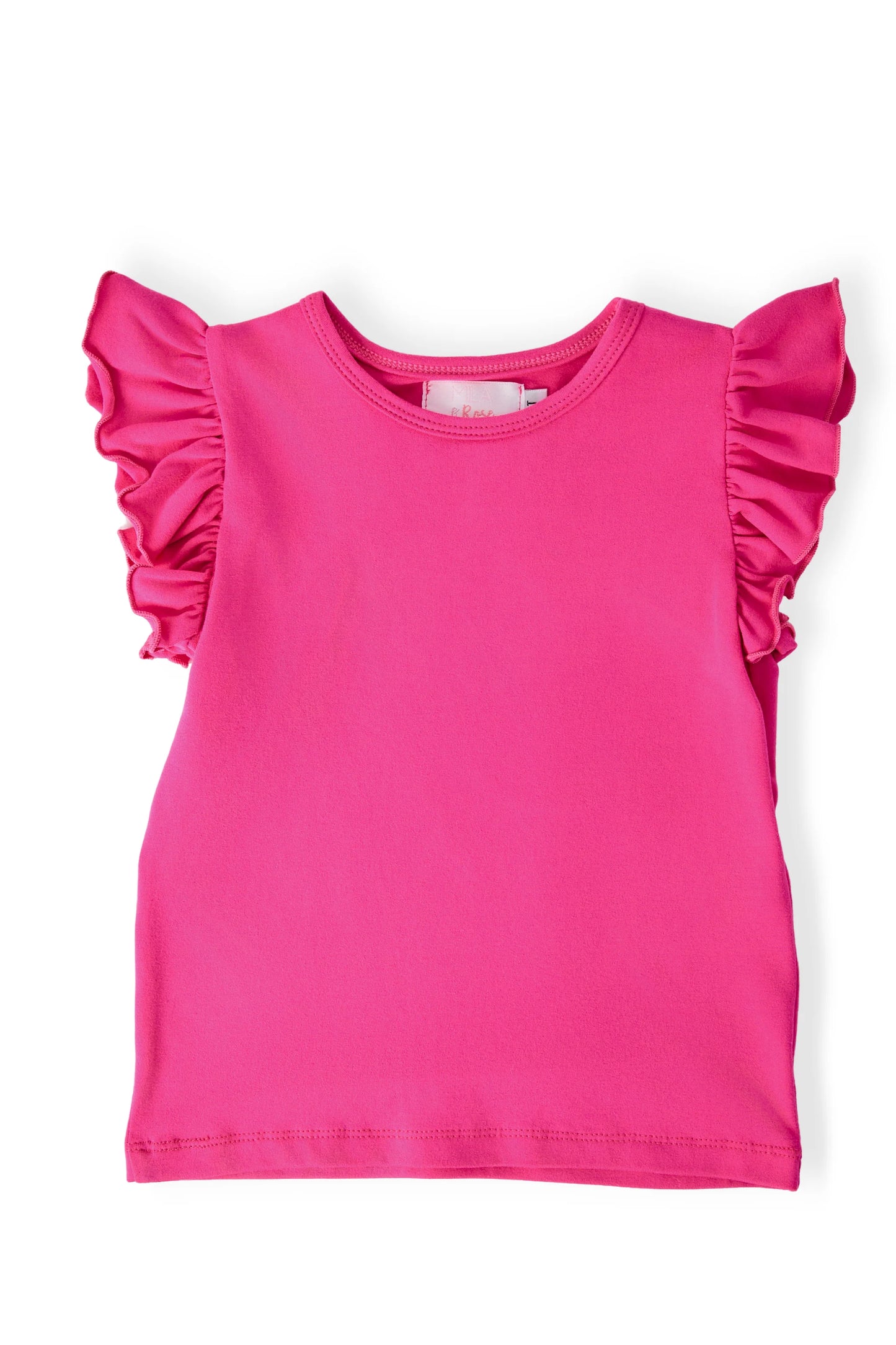 Hot Pink Ruffle Tee