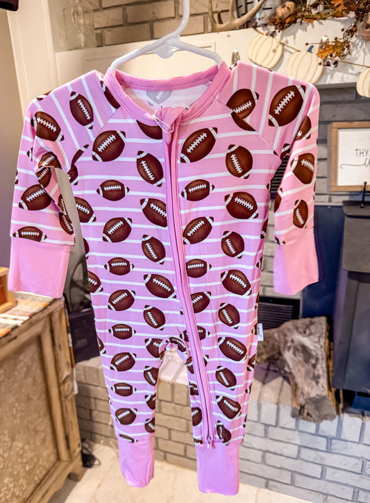 Girly Touchdown Bamboo Pajamas (Zippy or 2Pc)