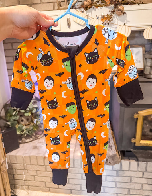 Monster Mash Bamboo Pajamas (Zippy or 2pc)