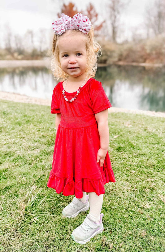 Red Velvet Classic Christmas Dress