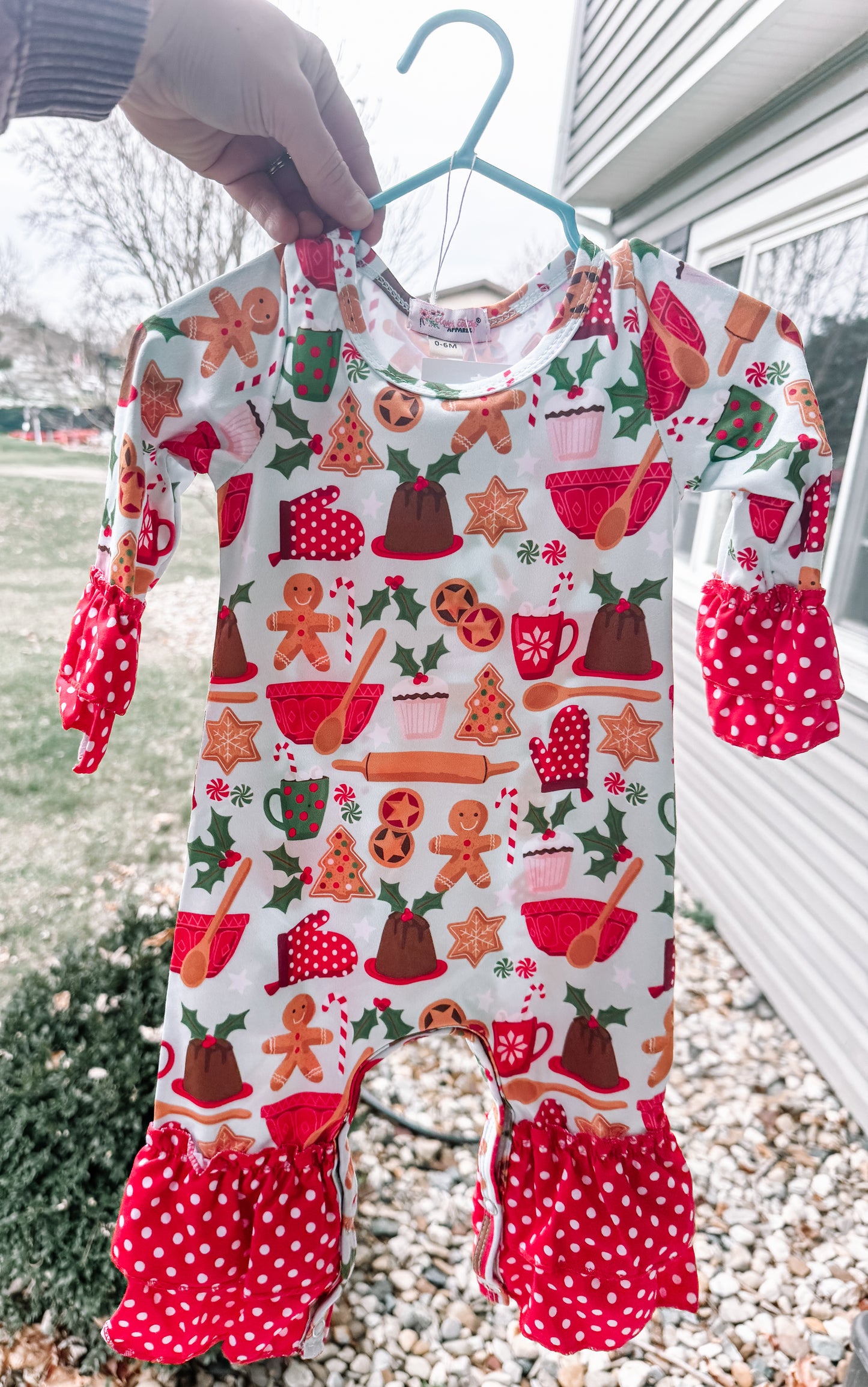 Mrs Claus Kitchen Infant Romper