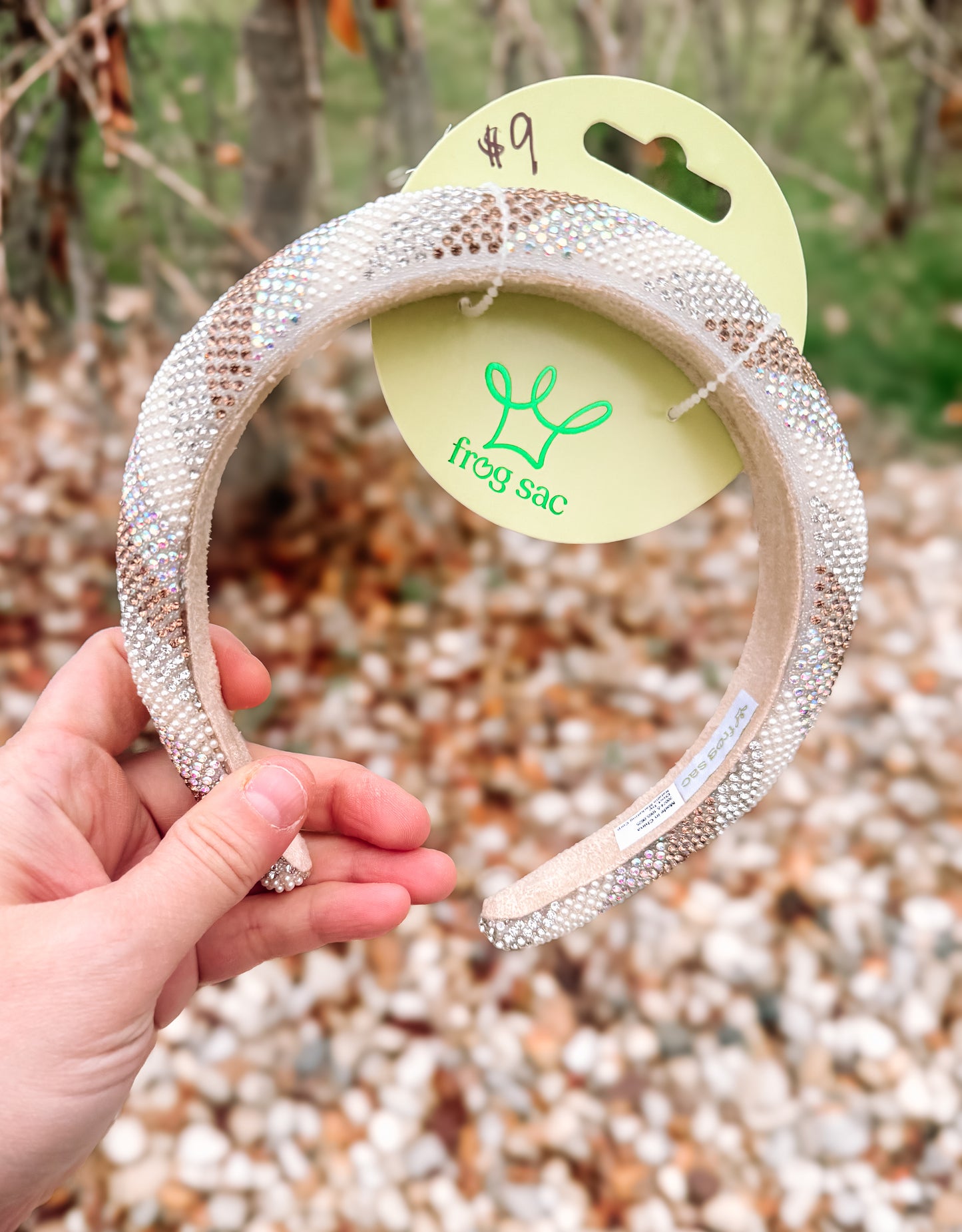 Chevron Jeweled Headband