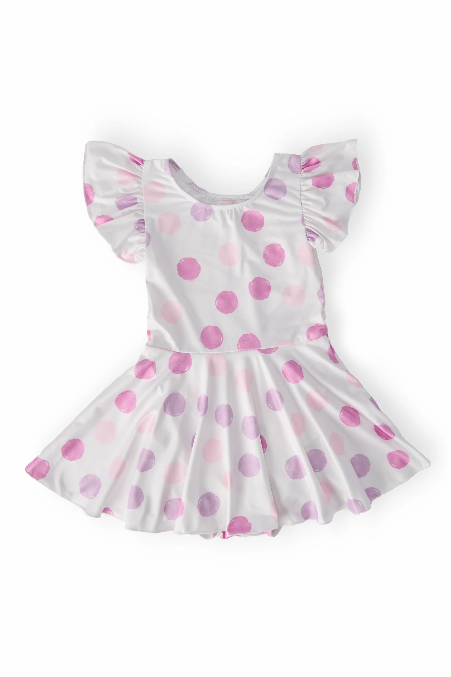 Pastel Polka Skirted Leotard