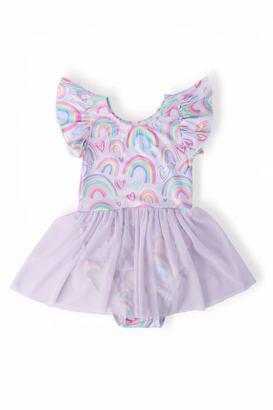Rainbow Dreams Skirted Leotard