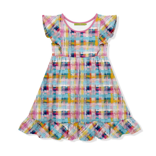 Todder/Big Girl Angel Sleeve Dresses (Choose Your Color!)
